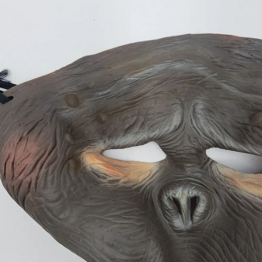 Vintage 1980's Halloween Imagineering Inc Old Walrus Rubber Half Mask One Size